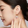 Personality, Fashion Temperament, Versatile Lapis Lazuli Sea Blue Pendant, Hanging Stud Earrings, Niche Simplicity, High-End Trend Earrings