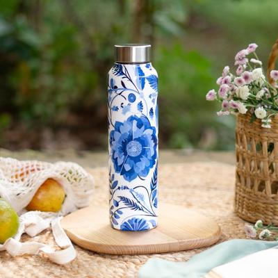 Phool Stainless Steel Water Bottle | For School, Office, Home, Gym | Fridge Friendly Bottles | Leak-Proof, Rust-free Bottle  1000ml