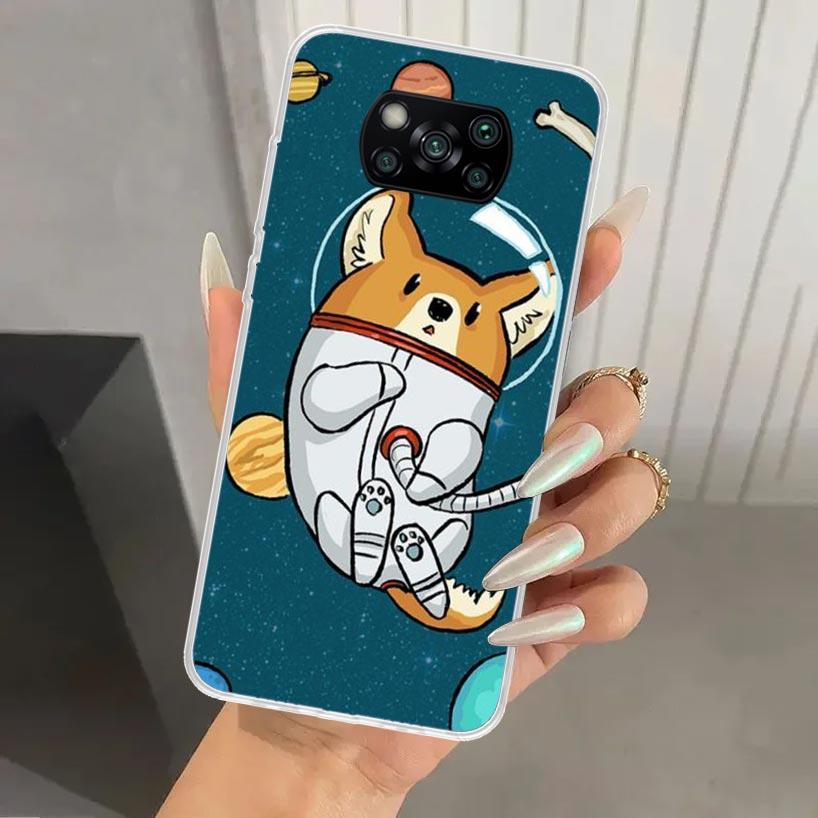 

Cartoon Corgi Cute Dog Phone Case for Xiaomi Poco X5 X6 X7 Pro F7 Ultra M7 Redmi 15 15C 13 13C 12 12C 10 10A 10C 9 9A 9C 9T Shel Redmi 10 5G