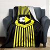 São Bernardo FC Print Flannel Blanket High Quality Warm Comfortable Cover for All Seasons Perfect for Gifts Home Decor