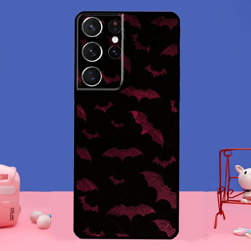 Goth Vampire Bat Gothic Case For Samsung Galaxy S22 S21 Note 20 Ultra Note 10 S8 S9 S10 Plus S20 FE Phone Cover