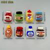 8pcs  DIY Fun and Cute Resin Cartoon Food Decorations with Personalized Non-magnetic Suction, Randomly  Shipped  DIY Jewelry Acc