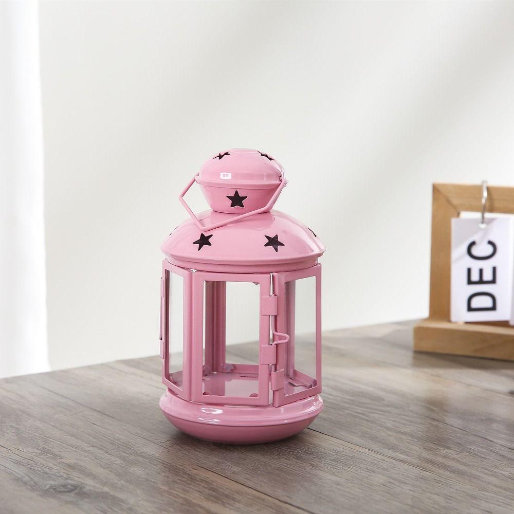 Iron Hanging Candlestick Hollow Candle Decoration New Candle Holder  Desktop