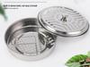 Stainless Steel Fireproof Mosquito Coil Holder with Lid and Ash Catcher