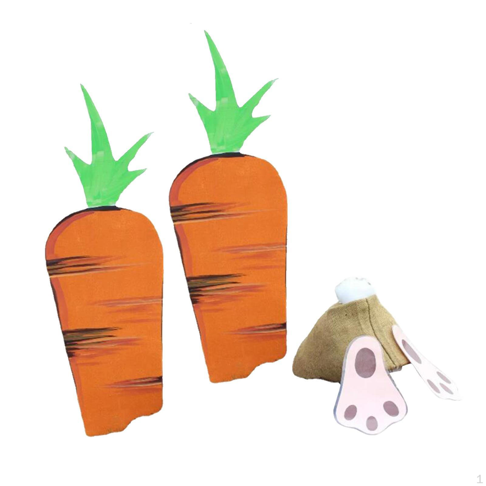 

Пасхальные садовые украшения Мультяшный кролик Морковь Статуэтки Декор для дома и улицы Игрушки Сценическая раскладка 1 Bunny 2 Carrots