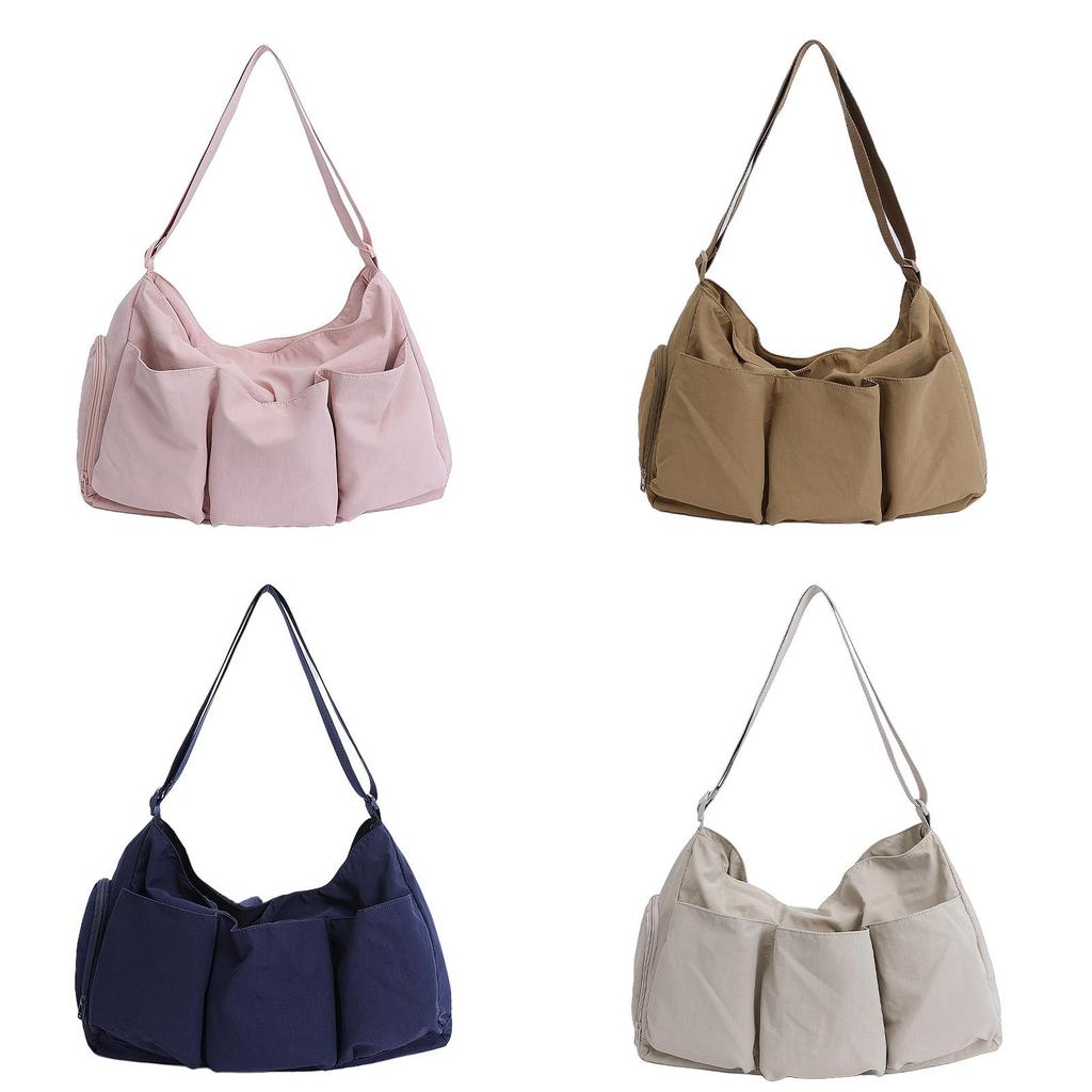 Fashionable Large Capacity Tote Bag With Zipper Closure For Everyday Wear