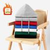 Unisex Slim Fit Hooded Sweatshirt - Warm, Casual Long Sleeve Logo Pullover for Spring & Autumn