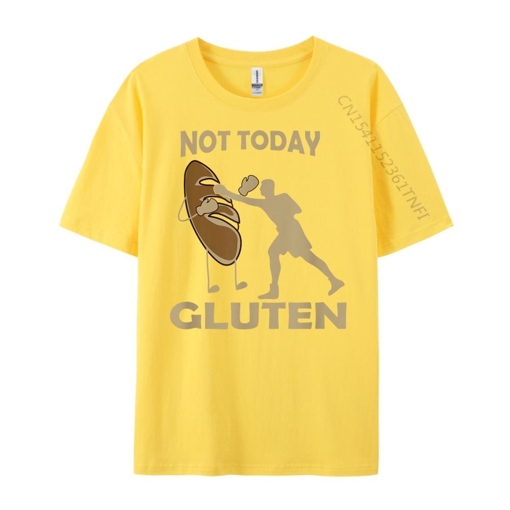 Gluten Free Funny Not Today Gluten Clothing Spring T Shirt Men Valentines Day