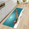 Christmas Kitchen Sand Carpet Doormat Long Floor Mat