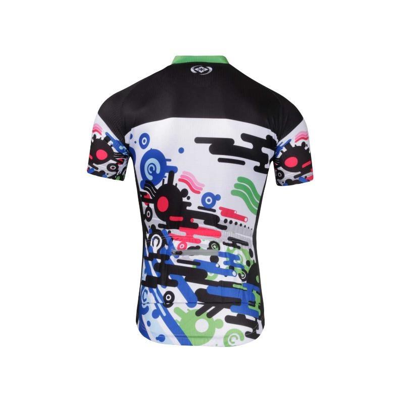 Léto s krátkým rukávem Jízda na kolo Cyklistické oblečení Set Muži Sportovní Dresy Obleky Oblečení na kolo Oblek Závodní Cyklistické Punčochové kalhoty