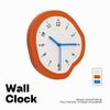Creative Artistic Decorative Wall Clock for Home Soft Furnishing Living Room White Wall Fashion Clock Silent Without Punching