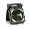 Folding Design Camping Fan with LED Light 90° Folding Portable Tent Fan  Fishing Trip