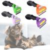 Tool Pet Deshedding Cat Grooming Brush Dog Hair Shedding Remover Abs Material