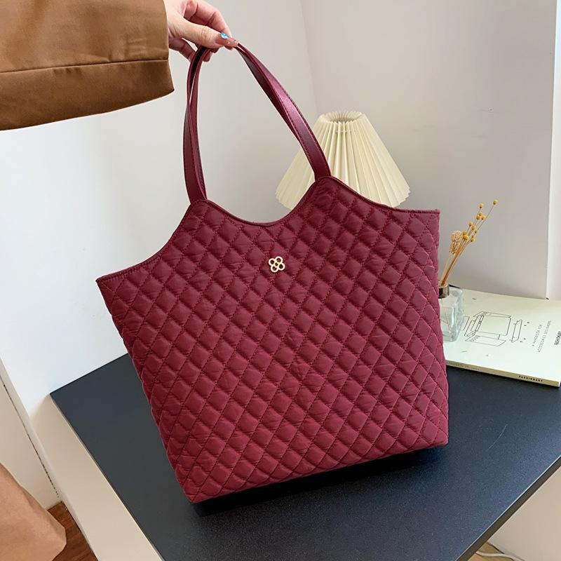 Fashion Trend Large Capacity Women's Bag Autumn/Winter Shoulder Bag Oxford Bling Commuter Tote Bag