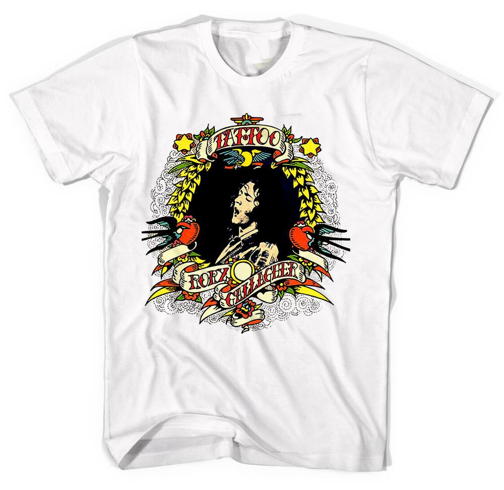 Rory Gallagher Tattoo T-Shirt Retro Gifl Fan SiZE S M L 234XL NL188 Unisex T-Shirt