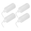 4Pcs 500ml Wash Bottle Plastic Portable Squeeze Safety Washing Bottle with Scales