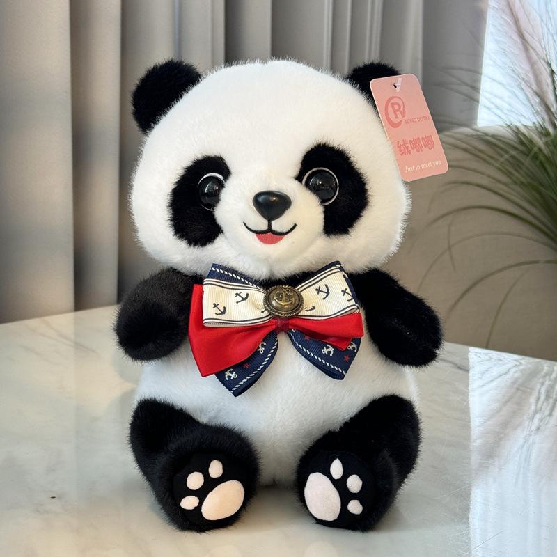 Plush Stuffed Toy Panda Baby Cute Plush Doll Kawaii Panda Boys and Girls Birthday Children's Day Gift Room Decoration