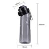 650ML Gym Fitness Bottle Portable Flavored Outdoor Sport Water Bottle Drink More Water Reusable Cup for Outdoor School Office