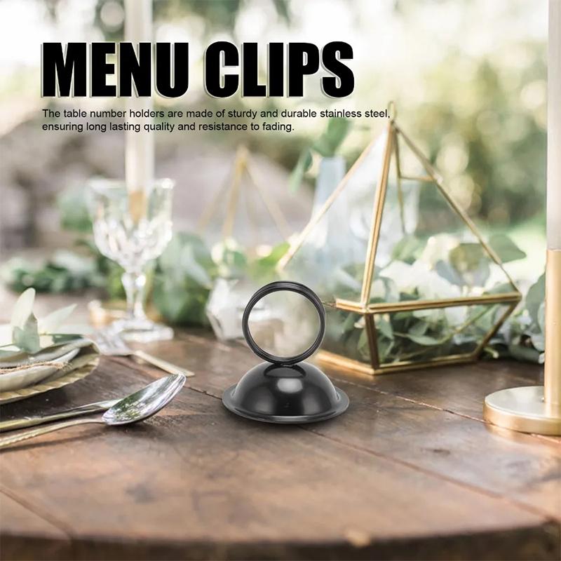 1Pcs Table Number Holders 5.5*5cm Hemispherical Tower Shaped Card Clips for Christmas Thanksgiving Dinner Decor