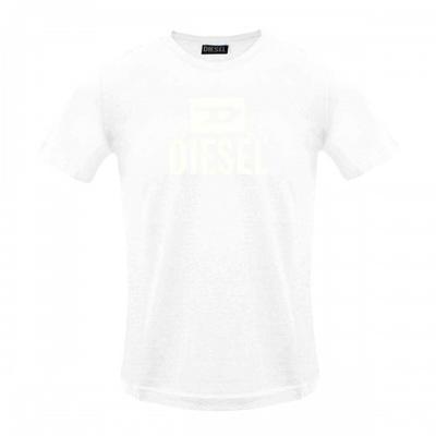 Diesel Herr Monokrom Logotyp T-shirt