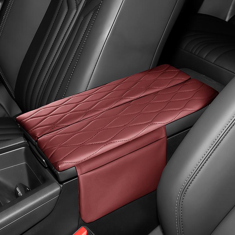 Armrest Box Pad – Fits Peugeot 408X, 508, 4008, 5008; Protective Cover & Heightening Sleeve
