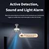 Telecamera di Sicurezza a Lampadina E27 WiFi da 5MP, Visione Notturna a Colori, Audio Bidirezionale, Tracciamento Automatico Wireless, Obiettivo Fisheye