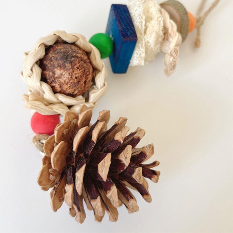 Cotton Rope Little Bird Chew Toy Chewing Small Ratten Balls Guinea Pigs Squirrels Parrot Biting Hanging Bite String