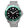 Casio Standard Analog Sports 200m Water Resistant Watch MDV-107D-3AV Men's Green Bezel Metal Band