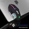 Hot Wheels Wireless and Wired Silent Luminous E-Sports Gaming Mouse with Bluetooth Charging