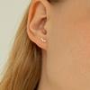 LUNNE 14k Triple Q Piercing (14k Gold) #L05