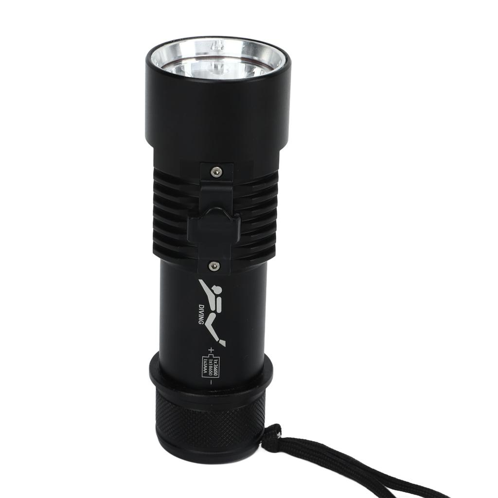 Diving Light IPX8 Waterproof 1500LM White Yellow Lighting Super Bright Underwater Flashlight for Exploration Camping