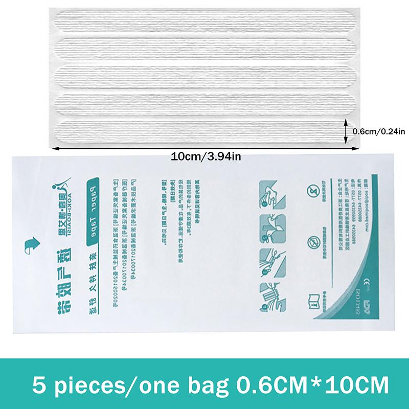 3/5/6Pcs Wound Closure Tape Adhesive Sterile Medical Bandage Strip Skin Repair First Aid Kit Surgical Breathable Tape