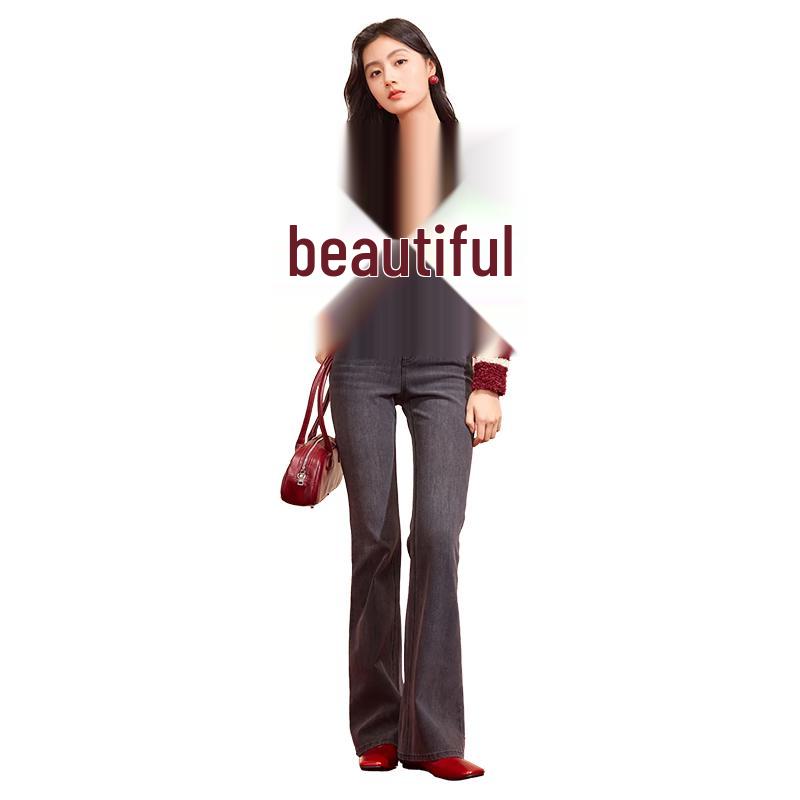 Xiangying Women s Red Striped Knitted Cardigan Sweater S