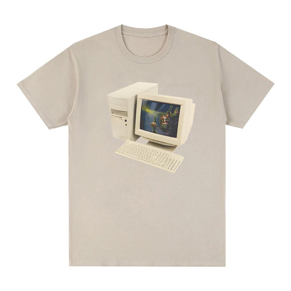 2026 Summer New Counter Strike T-Shirt Shooting Hot-blooded Gunfight Game Graphic Printing High Quality Comfortable Tee-shirt