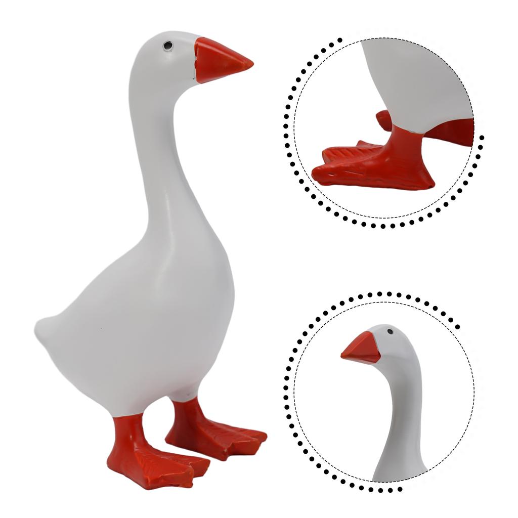 Deco Duck Storage Hook Decorative Suction Cute Goose Holder Housewarming Key Magnetic Ornament Ornaments Resin