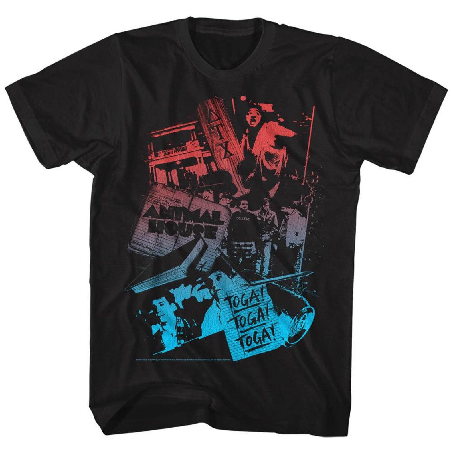 Animal House Animal College Black Adult T-Shirt M