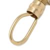 IL BISONTE Genuine Leather Keychain, Key Ring, for Men and Women, Discolored Leather, Unisex