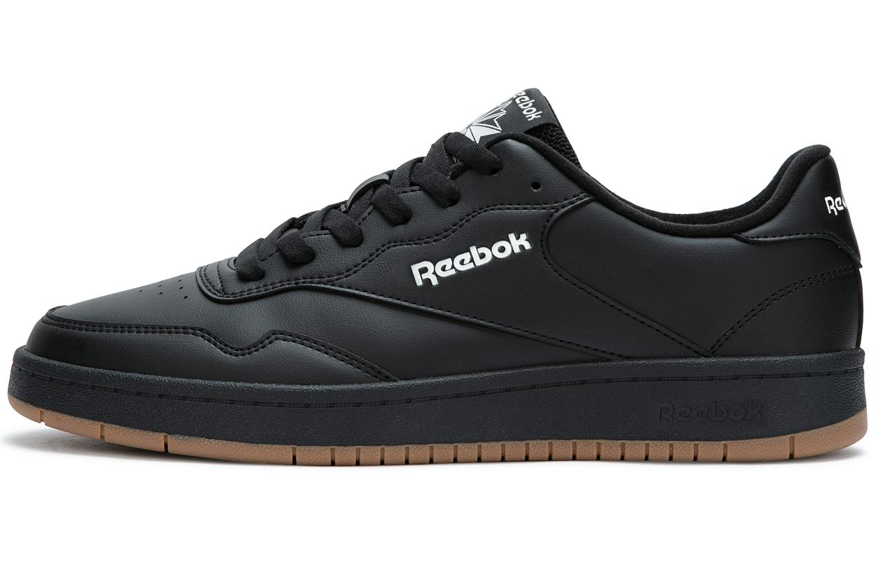 Reebok COURT 1000 Устойчивые к истиранию Низкие Скейтбордические кроссовки Унисекс Черный Воин 24FRC907U2GH0 40.5