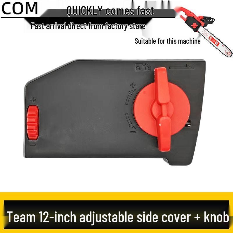 Team Regulator Chainsaw Accessories: 12-Speed Chain Tension Guide & Side Cover Knob