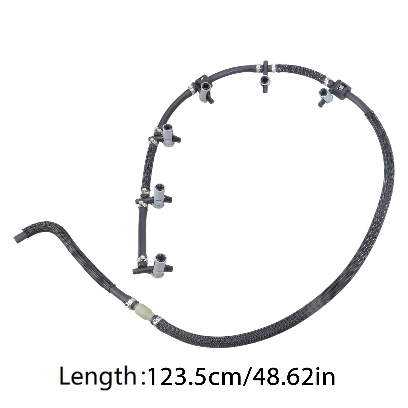 

Return Pipe Fuel Injector Leak Off Hose Fuel Return Line Hose for E60 E61 Auto Accessories 13537799869 13537792870 1