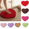 Heart Shaped Rugs Soft Non Slip Doormat Washable Water Absorbent Rugs for Home Entrance Bathroom Shower Floor Decor