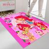 Strawberry Shortcake  Carpet Rug for Living Room Bedroom Home Sofa Decoration,Kids Play Nonslip Floor Mat