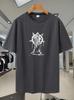 Breathable Mesh Graphic T-shirt - Stylish Short Sleeve