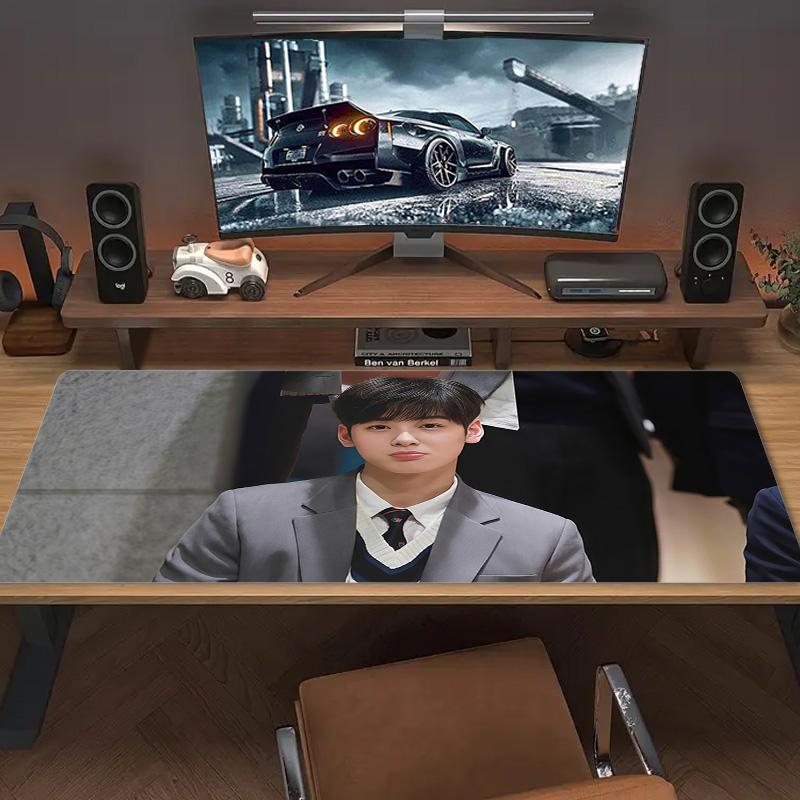 Heartbeat Color Mouse Pad Large Gaming Table Cushion Non-slip Laptop Tablet Big Mousepad XXL Mat Mini PC Playmat With Lock edge