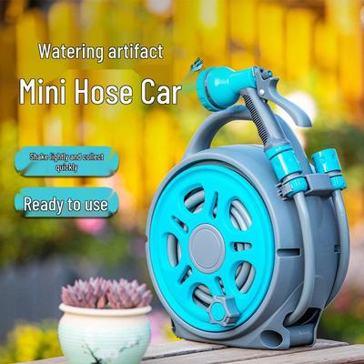 High-Pressure Garden Hose with Spray Nozzle: Perfect for Watering, Car Washing, and Storage