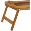 Bedside Breakfast Tray - Bamboo - Foldable - Rectangular - Contemporary