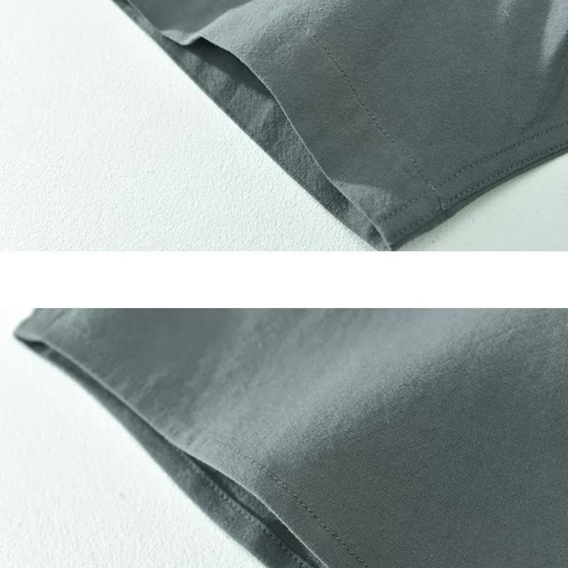 Summer Shirts for Men Simple Style Daily 100 Cotton Short Sleeve Men Tops Turn-down Collar 100cotton White Shirt Comfort Casual Shirt