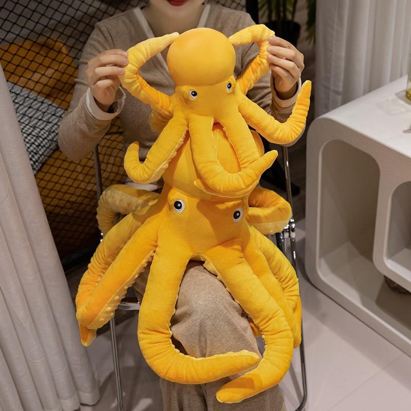 Creative Funny Octopus Plush Toy, Cute Squishy Stuffed Animal, Soft Pillow for Kids Sleep, Birthday Gift for Boys and Girls