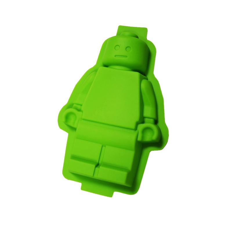 

Большая силиконовая минифигурка для торта робот хрупкая форма для шоколада DIY Moule противень для выпечки для детей на день рождения кондитерские изделия аксессуар