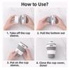 Suitable for Collapsible Coffee Cup For Travel Silicone Foldable Mug With Lid